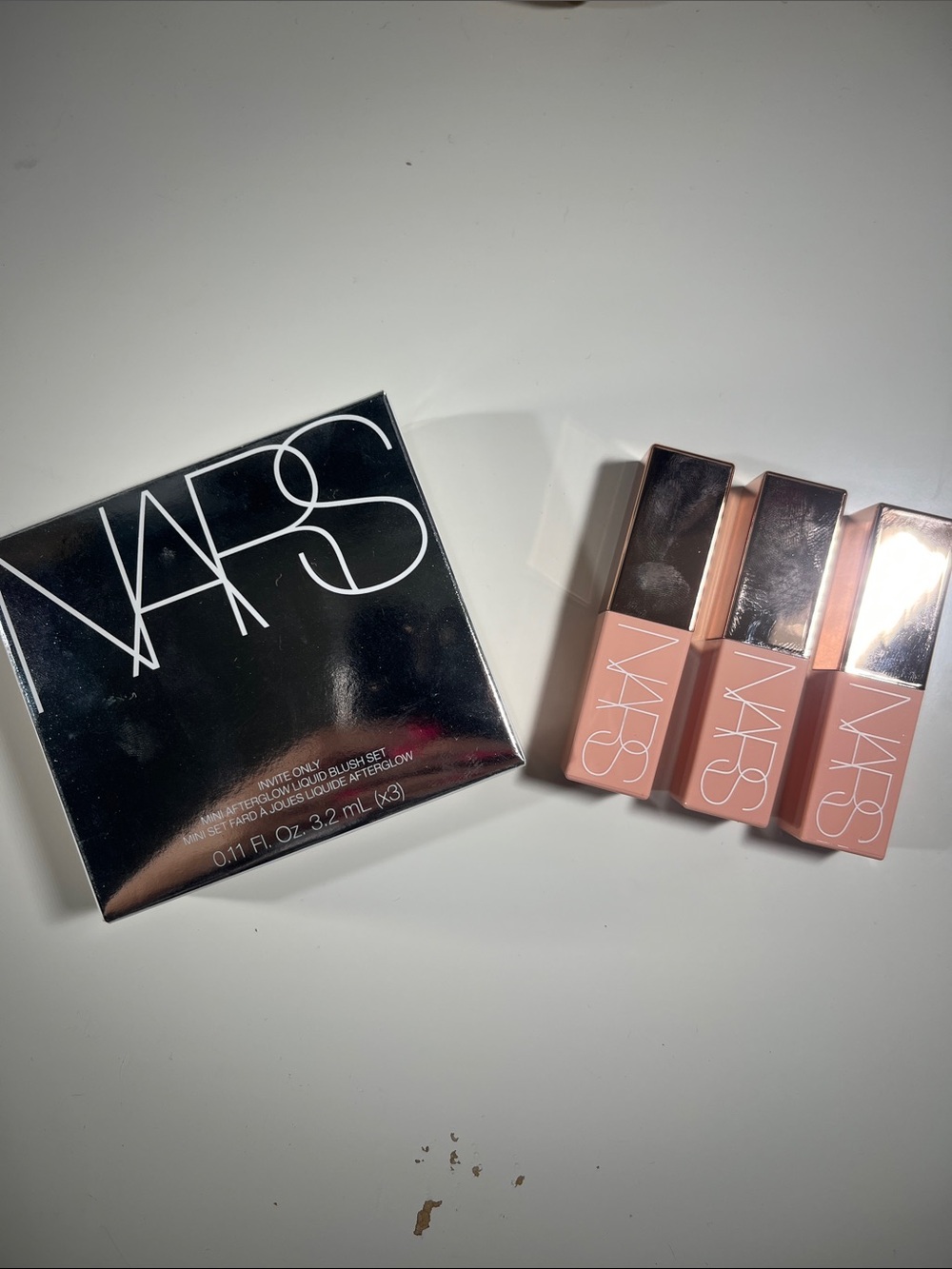 NARS Invite only mini afterglow liquid blush set.